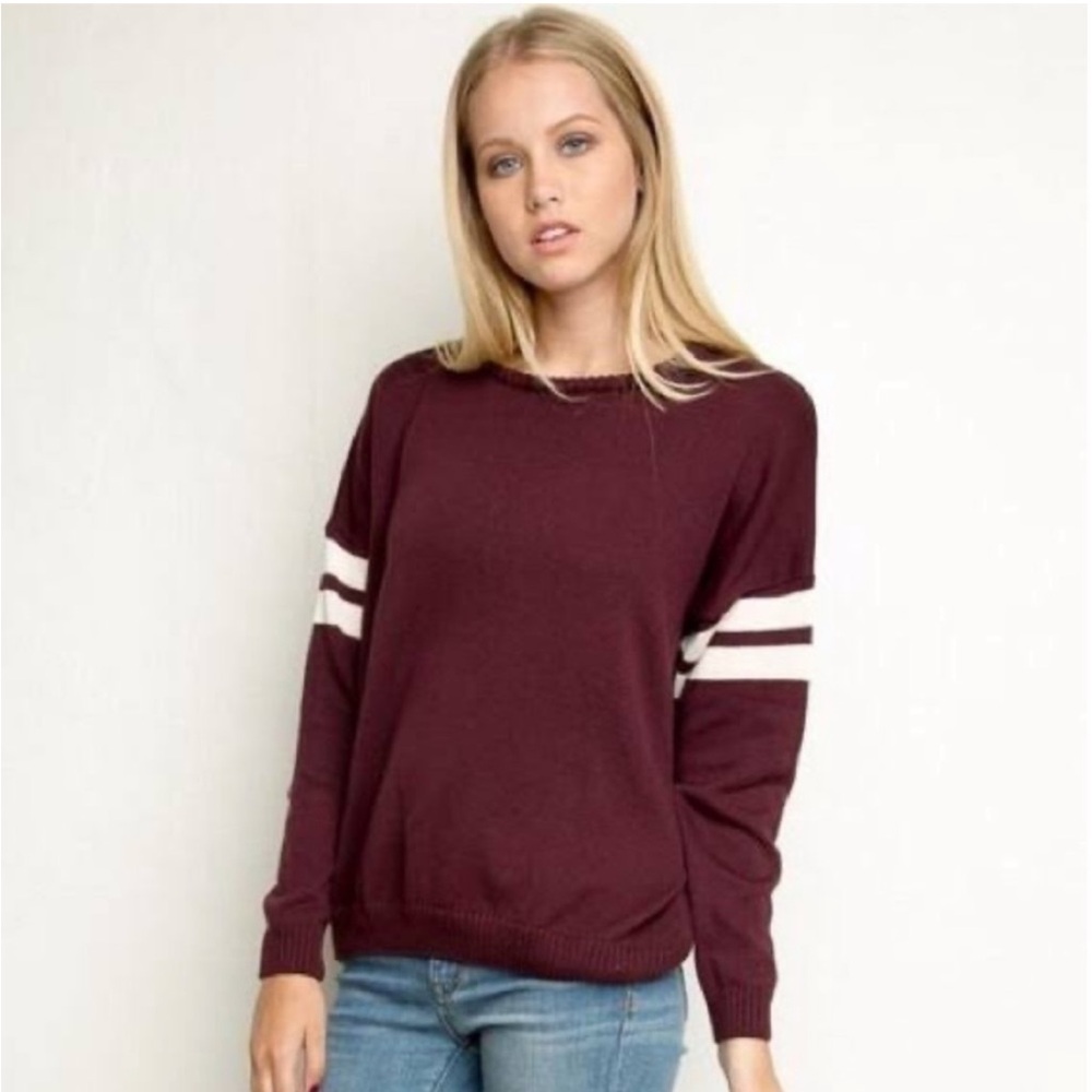 Maroon Brandy Melville sweater